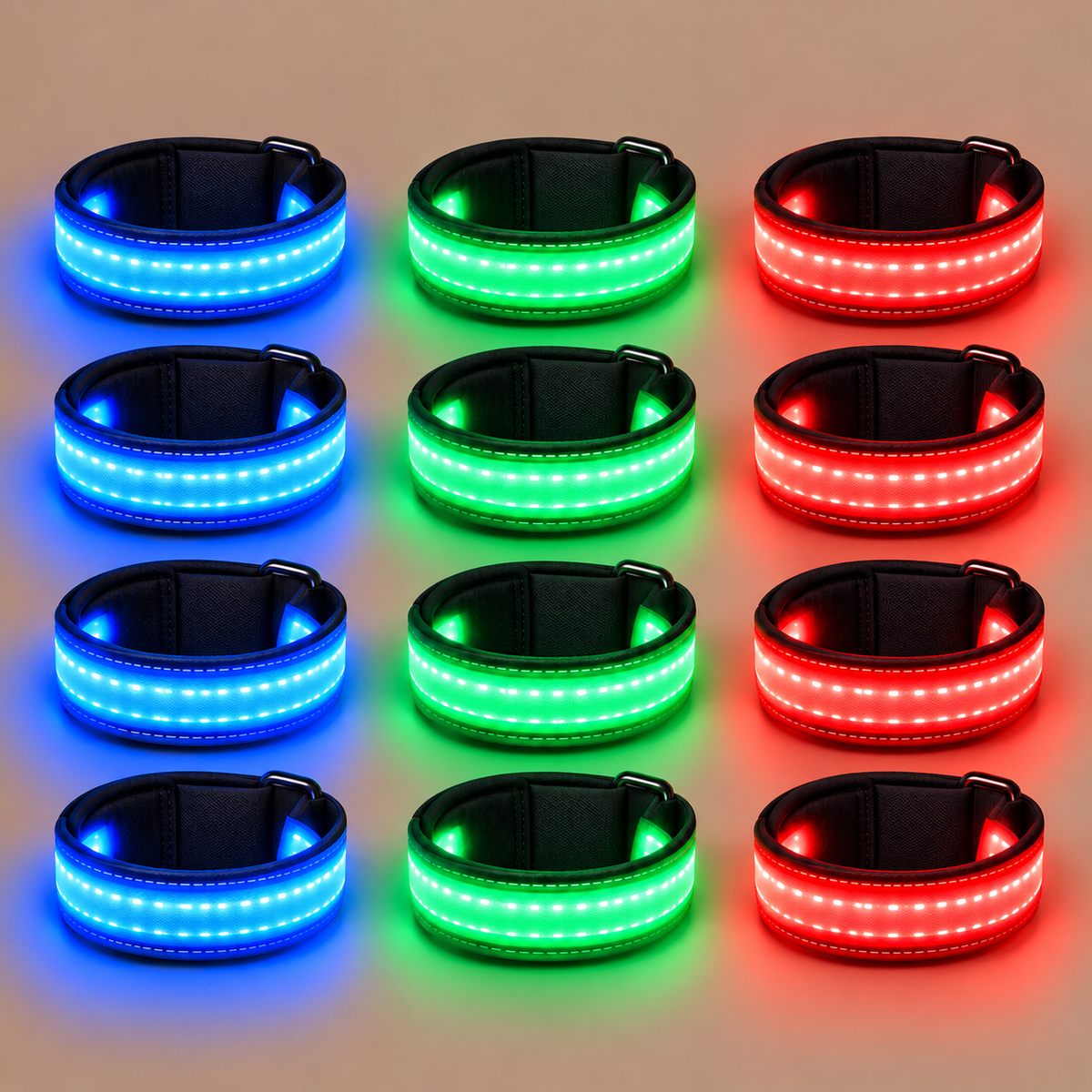 Glow Gallop Glow Leg Bands (Set of 4)