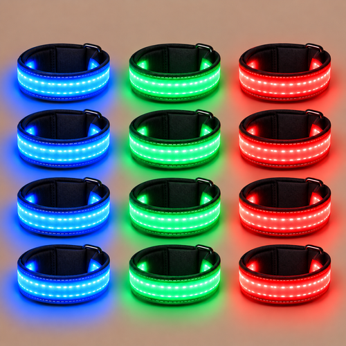 Glow Gallop Glow Leg Bands (Set of 4)