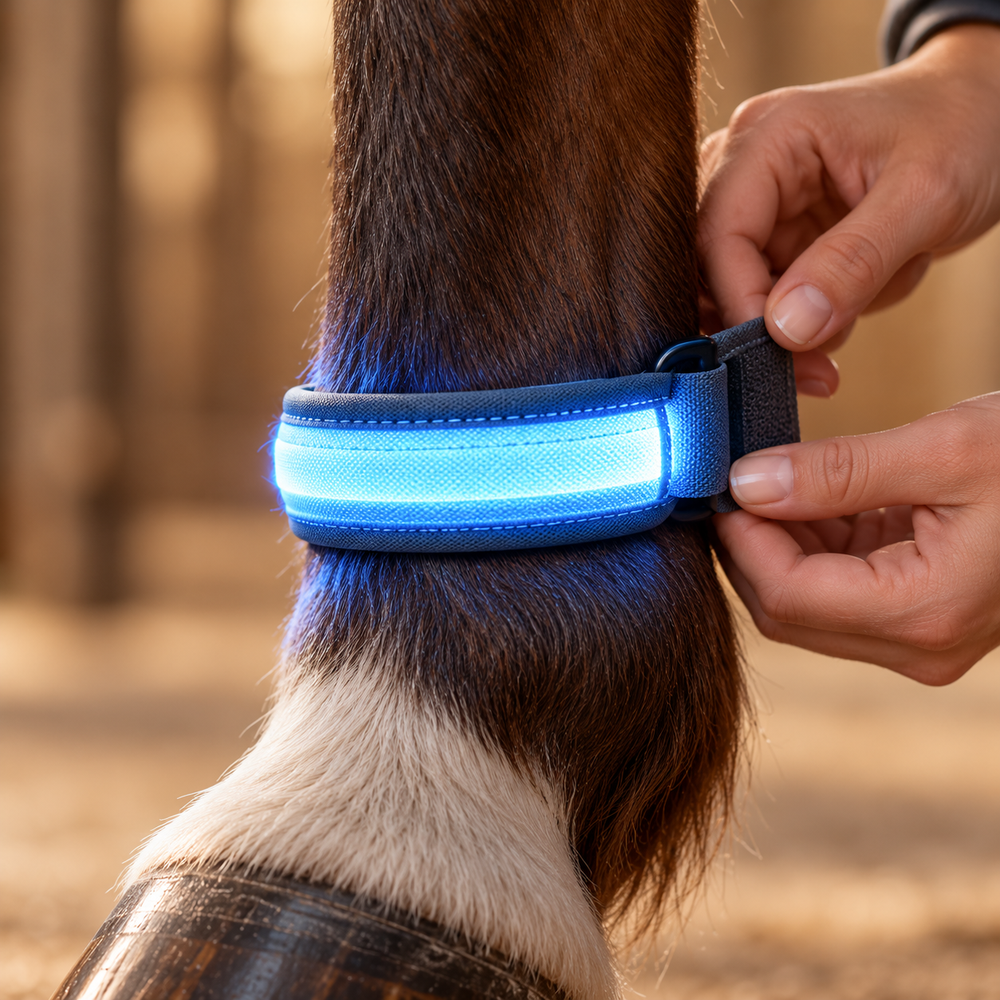 Glow Gallop tail light in blue