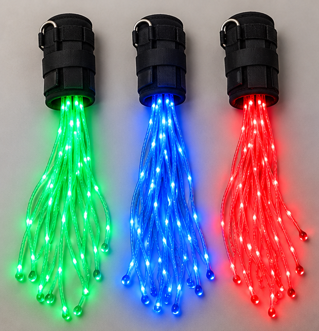 Tail Glow lights in Green, Blue and Red